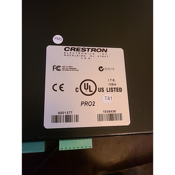 Crestron Pro2 Control System Processor 6001377 Tested w/power cord Rack Mount - Picture 3 of 6